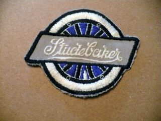 Studebaker Turning Wheel Patch,  Ideal For Cap Or Shirt,  3 " X 4 ",