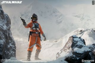 Star Wars Luke Skywalker Rogue Group Snowspeeder Pilot 1/6 Scale by Sideshow 10