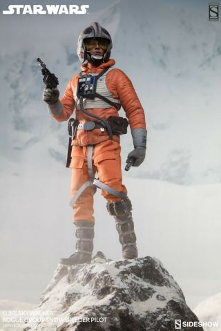 Star Wars Luke Skywalker Rogue Group Snowspeeder Pilot 1/6 Scale By Sideshow