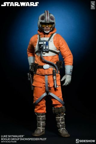 Star Wars Luke Skywalker Rogue Group Snowspeeder Pilot 1/6 Scale by Sideshow 2