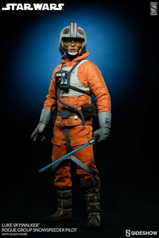 Star Wars Luke Skywalker Rogue Group Snowspeeder Pilot 1/6 Scale by Sideshow 3