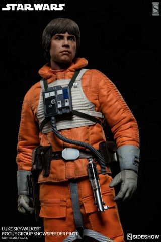 Star Wars Luke Skywalker Rogue Group Snowspeeder Pilot 1/6 Scale by Sideshow 9