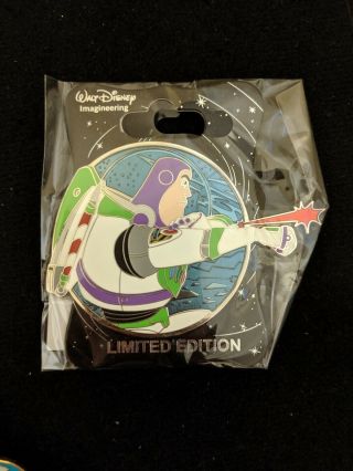 Disney Wdi Buzz Lightyear Profile Pin Le 250 Hero Profile Pin
