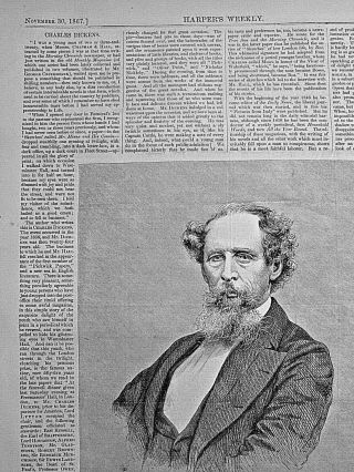 Charles Dickens In America Indepth 1867 Harper 