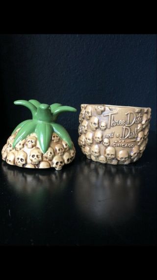 Munktiki Voodoo Pineapple Skull Tiki Mug Three Dots And A Dash 2