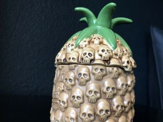 Munktiki Voodoo Pineapple Skull Tiki Mug Three Dots And A Dash 6