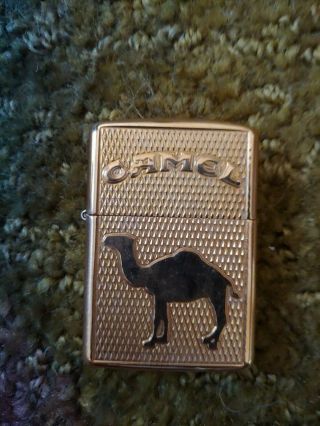 Camel Zippo Lighter Armor Pack Gold