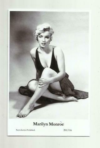 N479) Marilyn Monroe Swiftsure (201/116) Photo Postcard Film Star Pin Up