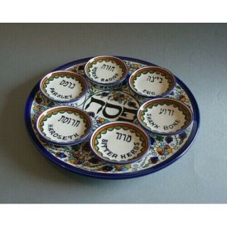 Seder Plate,  Plate For The Passover Meal,  Passover Plate