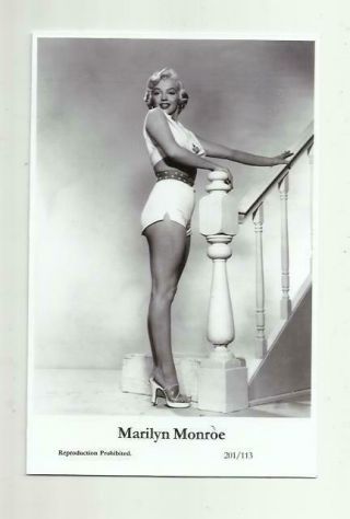 N479) Marilyn Monroe Swiftsure (201/113) Photo Postcard Film Star Pin Up