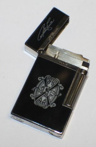 Limited Edition S T Dupont Artuto Fuente Opus X Black Lighter 555/650 Plus Case