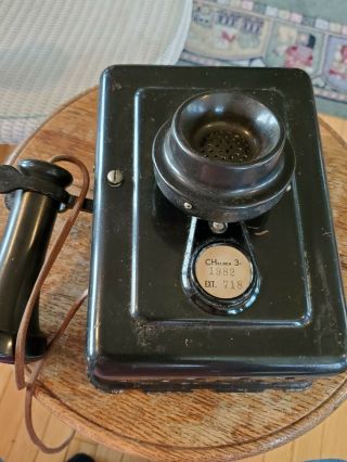 533A Western Electric Telephone Rare Number Card Ring Holder 2
