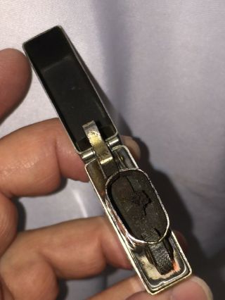 1934 - 35 OUTSIDE HINGE Zippo Lighter With Attached MEDUSA Metallique 6