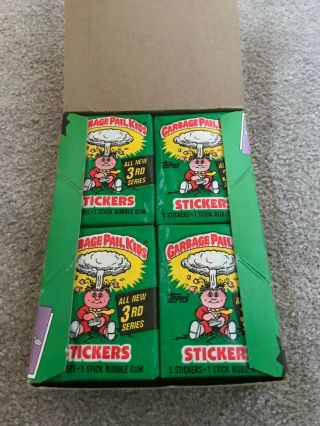 One Box Each - 1986 Topps Garbage Pail Kids Series 3 and Series 4 3
