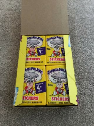 One Box Each - 1986 Topps Garbage Pail Kids Series 3 and Series 4 8