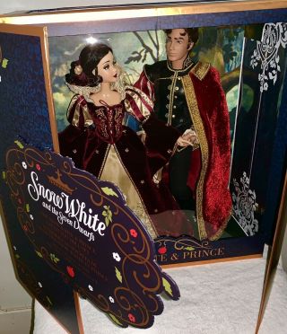 Disney Platinum 17” Doll Set Snow White And The Prince Limited Edition 650