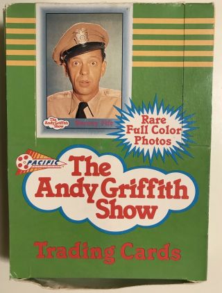 The Andy Griffith Show 1990 Series 1 Trading Card Box With 36 Packs Inside.