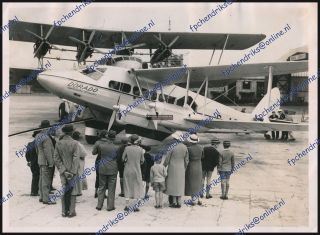 Imperial Airways Dh.  86 Express Press Photo 6 " X8 " With Full Caption From 1935