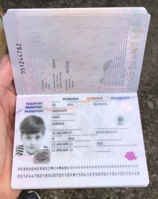 Romania biometric int passport canceled\2 3