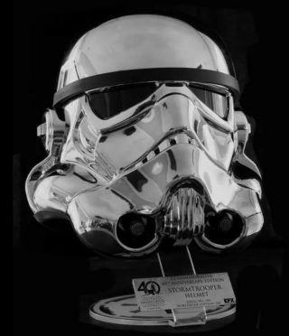 Efx Star Wars Chrome Stormtrooper Helmet Celebration 2017 Exclusive Le 500 40th