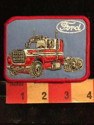 Vintage Ford Semi Truck Patch - Trucker / Freight / Tractor Truck 003
