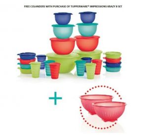 Colanders With Purchase Of Tupperware® Impressions Krazy 8 Set