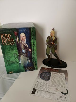 Sideshow Weta Lord Of The Rings Legolas Greenleaf Statue W/ Box