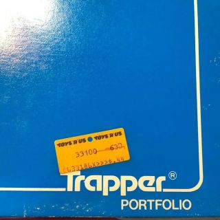 Vintage MEAD Trapper Keeper RED 3 ring binder 1980s,  5 Folders 7