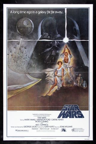 Star Wars ✯ Cinemasterpieces 1sh Style A Movie Poster 1977 C8 - C9
