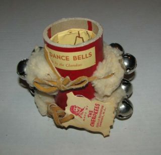 Vintage 1970s Native American Indian Souvenir Cherokees Dance Bells Nc