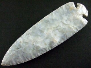 Fine Authentic 7 1/4 Inch Collector Grade Ohio Dovetail Point Arrowheads