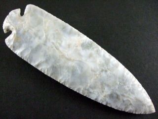 Fine Authentic 7 1/4 inch Collector Grade Ohio Dovetail Point Arrowheads 2