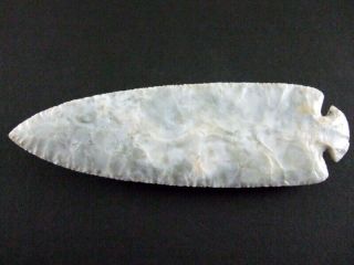 Fine Authentic 7 1/4 inch Collector Grade Ohio Dovetail Point Arrowheads 3