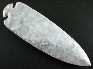 Fine Authentic 7 1/4 inch Collector Grade Ohio Dovetail Point Arrowheads 4