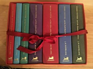 Unread Harry Potter Deluxe Edition UK Bloomsbury Complete Set Hardback Books 3