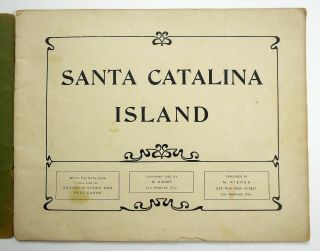 Antique 1905 Santa Catalina Island Picture Booklet Brochure 2