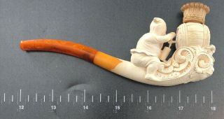 Meerschaum Pipe Gnome Tapping Beer Keg 2