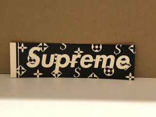 Supreme X Louis Vuitton Box Logo Sticker