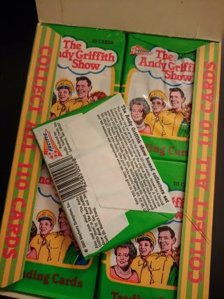 The Andy Griffith Show 1990 Series 1 Trading Card Box with 36 packs inside.  NIB 4
