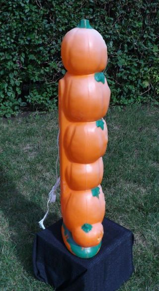 Sun Hill Halloween lighted pumpkin stack blow mold 38 inch holiday yard decor 11 4