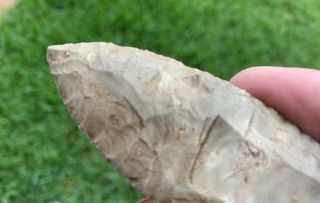 Native American Ohio Fluted Clovis Point Paleo Arrowhead Artifact 2