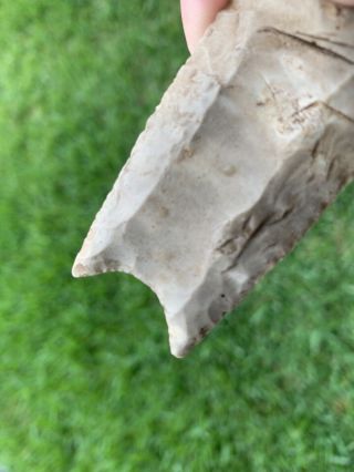 Native American Ohio Fluted Clovis Point Paleo Arrowhead Artifact 3