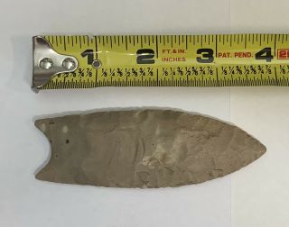 Native American Ohio Fluted Clovis Point Paleo Arrowhead Artifact 5