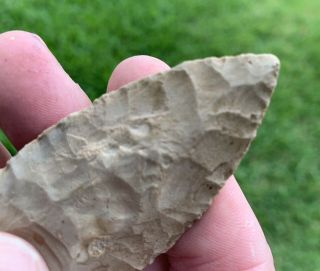 Native American Ohio Fluted Clovis Point Paleo Arrowhead Artifact 6
