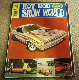 Hot Rod Show World 1971 Annual Isca Program,  Don Prudhomme,  Plymouth Sonic Cuda
