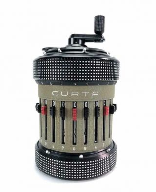 Curta Type II Mechanical Calculator With Can,  Manuals 2