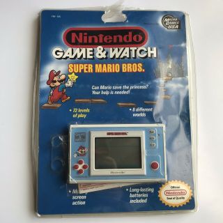 Nintendo Mario Bros Game & Watch - Carded Blister Packaging - Opened