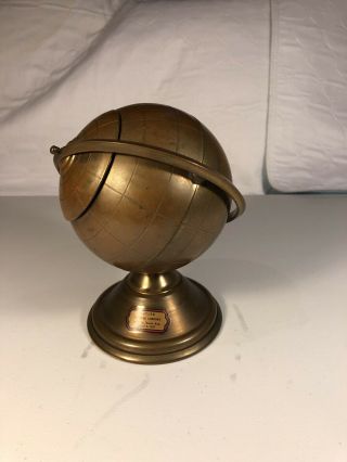 Vintage Art Deco Style Brass Globe Cigarette Holder