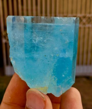WoW 709 C.  T Top Class Damage Terminated Blue Color Aquamarine Crystal 4