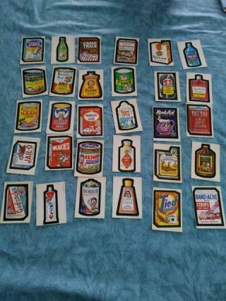 Topps Wacky Packages 1973 Series 1 White Back Cards - Complete Set